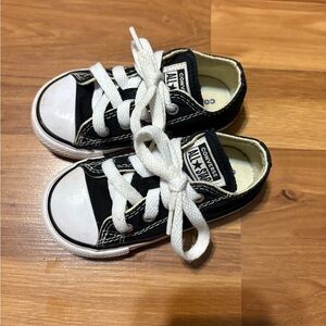 Converse Kids Classic Black and White Sneakers